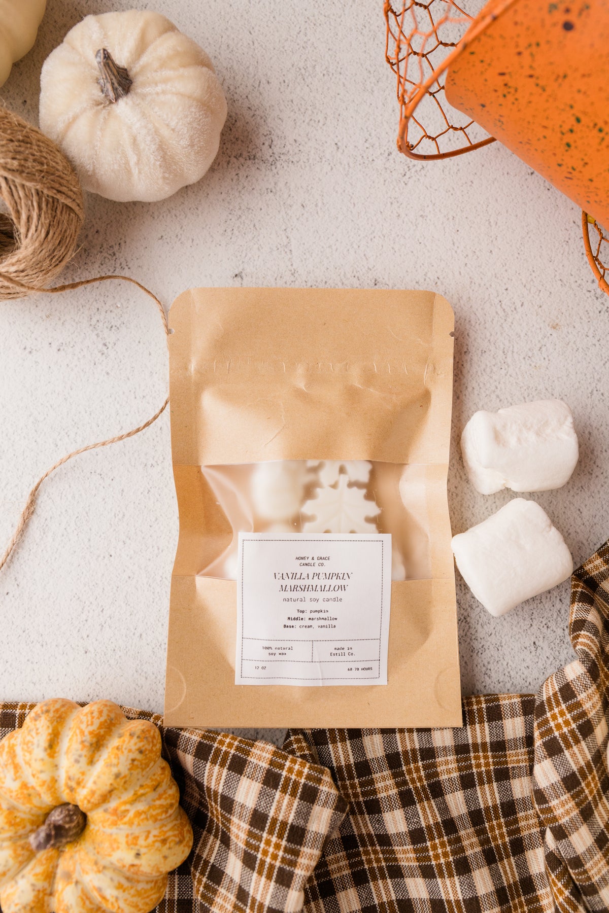 Vanilla Pumpkin Marshmallow Wax Melts
