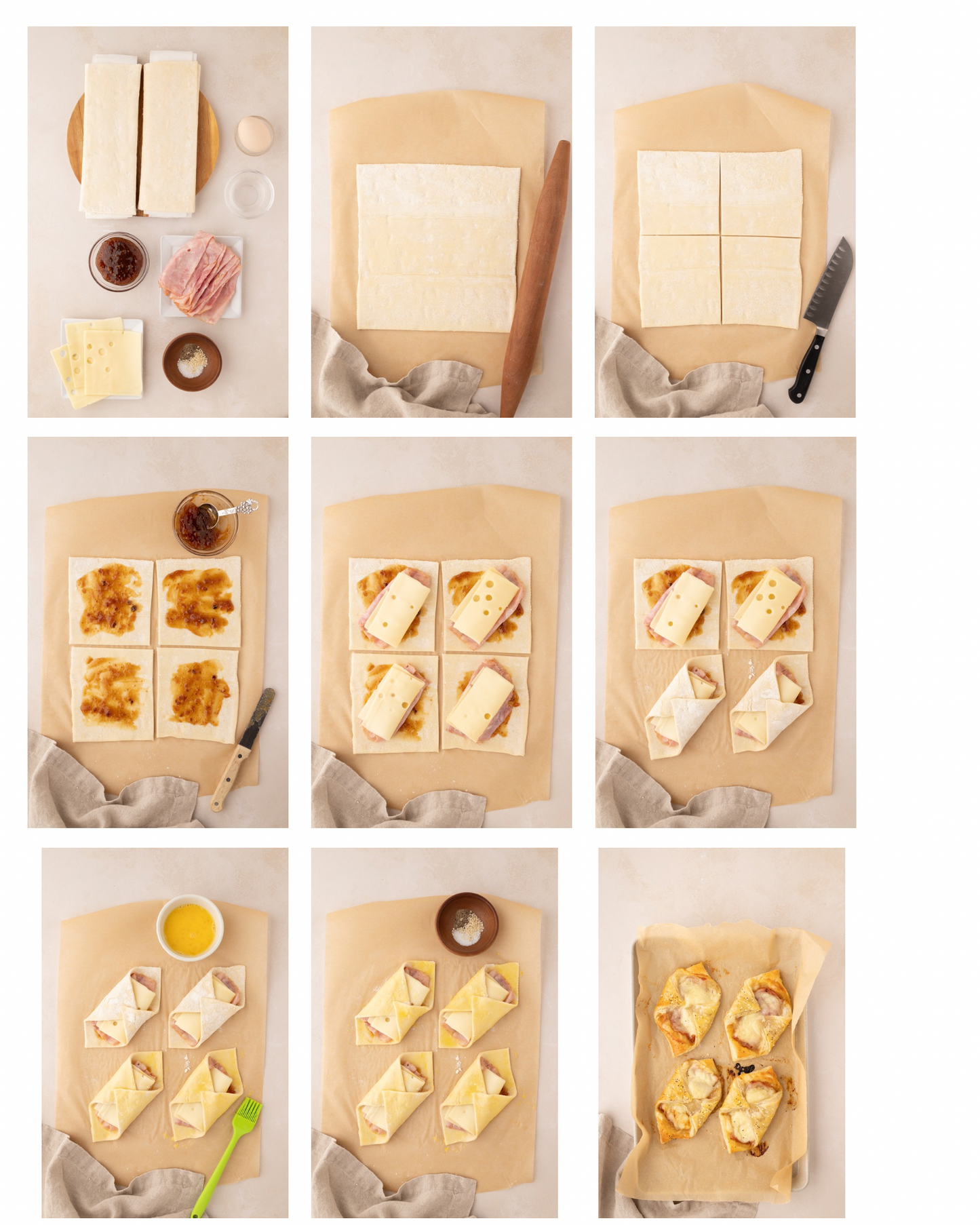 Ham and Cheese Puff Pastry - Exclusive