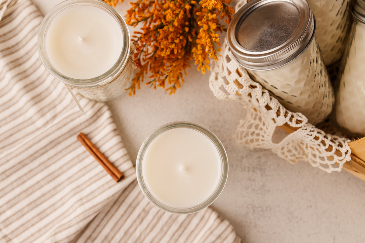 Cinnamon Roll Mason Jar Candle