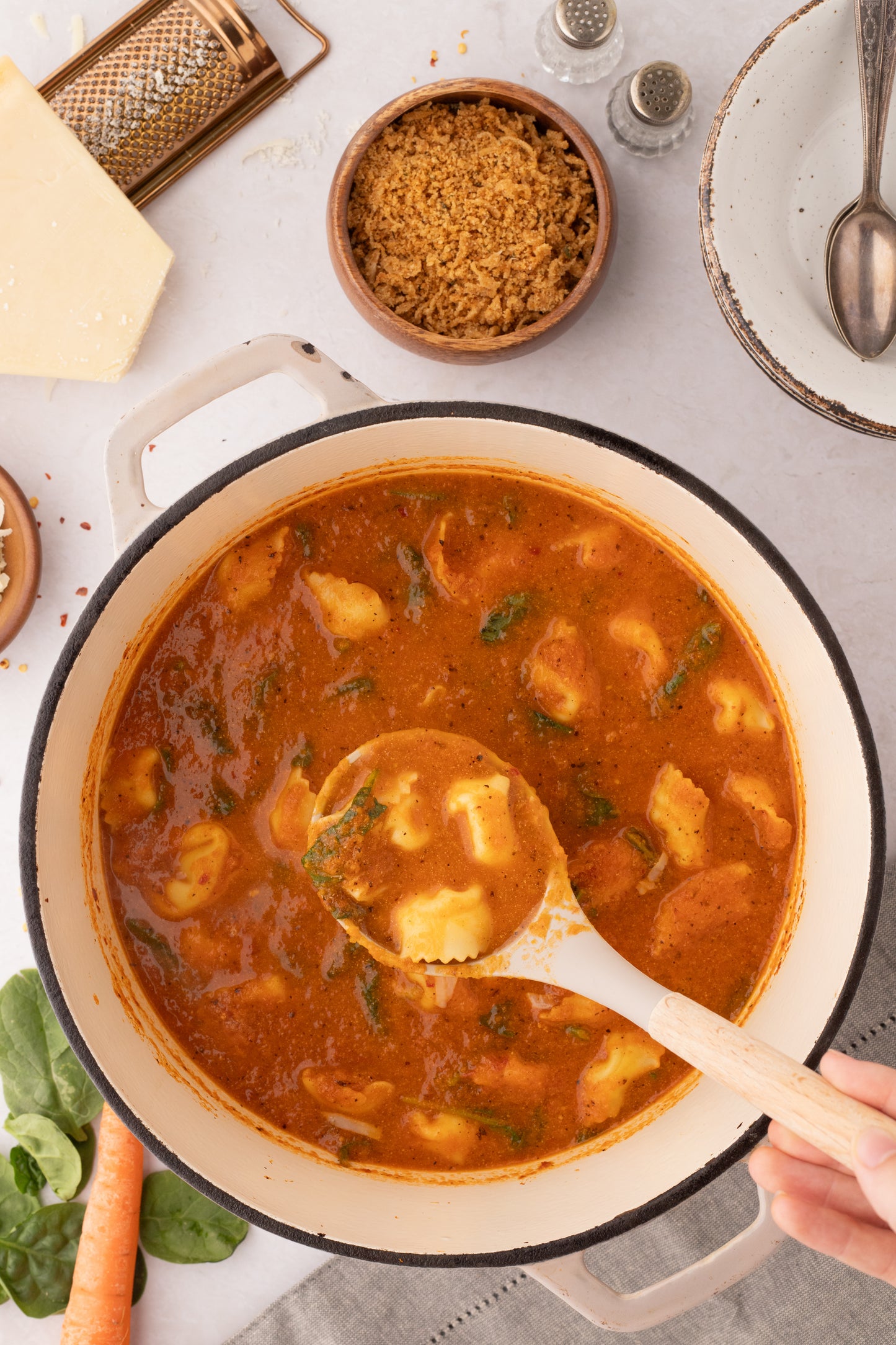 Spinach Tortellini Soup - Exclusive