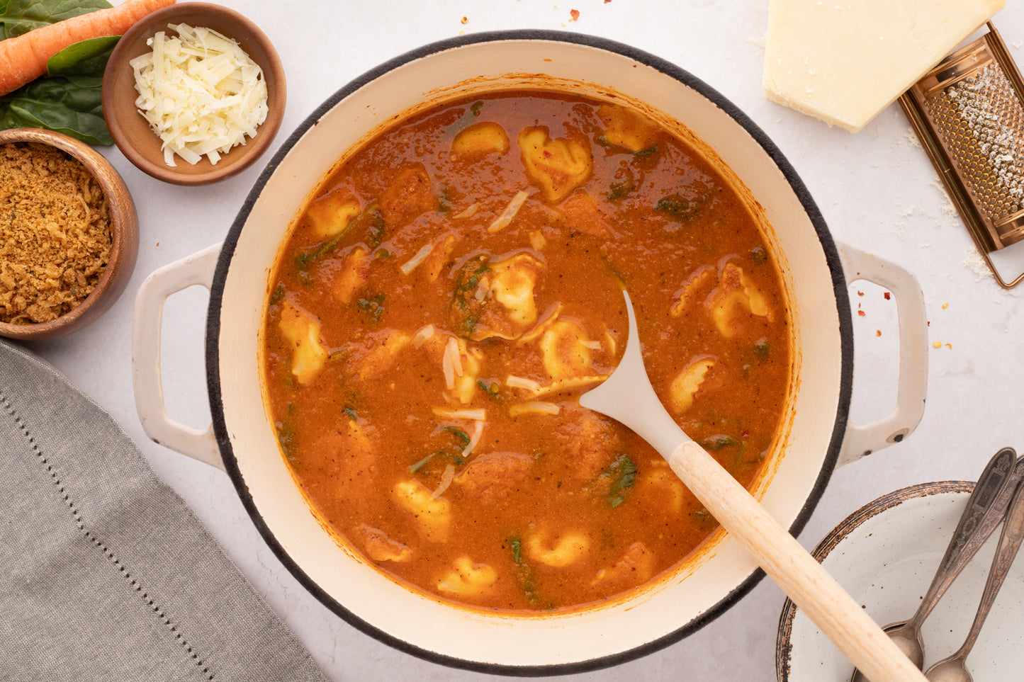 Spinach Tortellini Soup - Exclusive