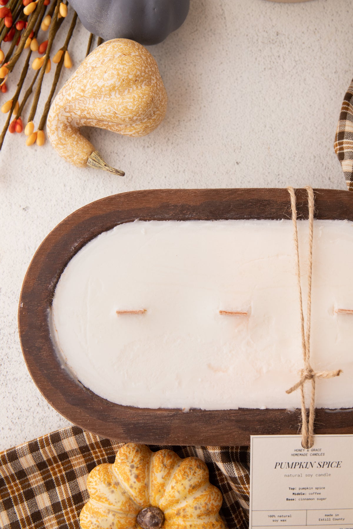 Pumpkin Spice Dough Bowl Candle