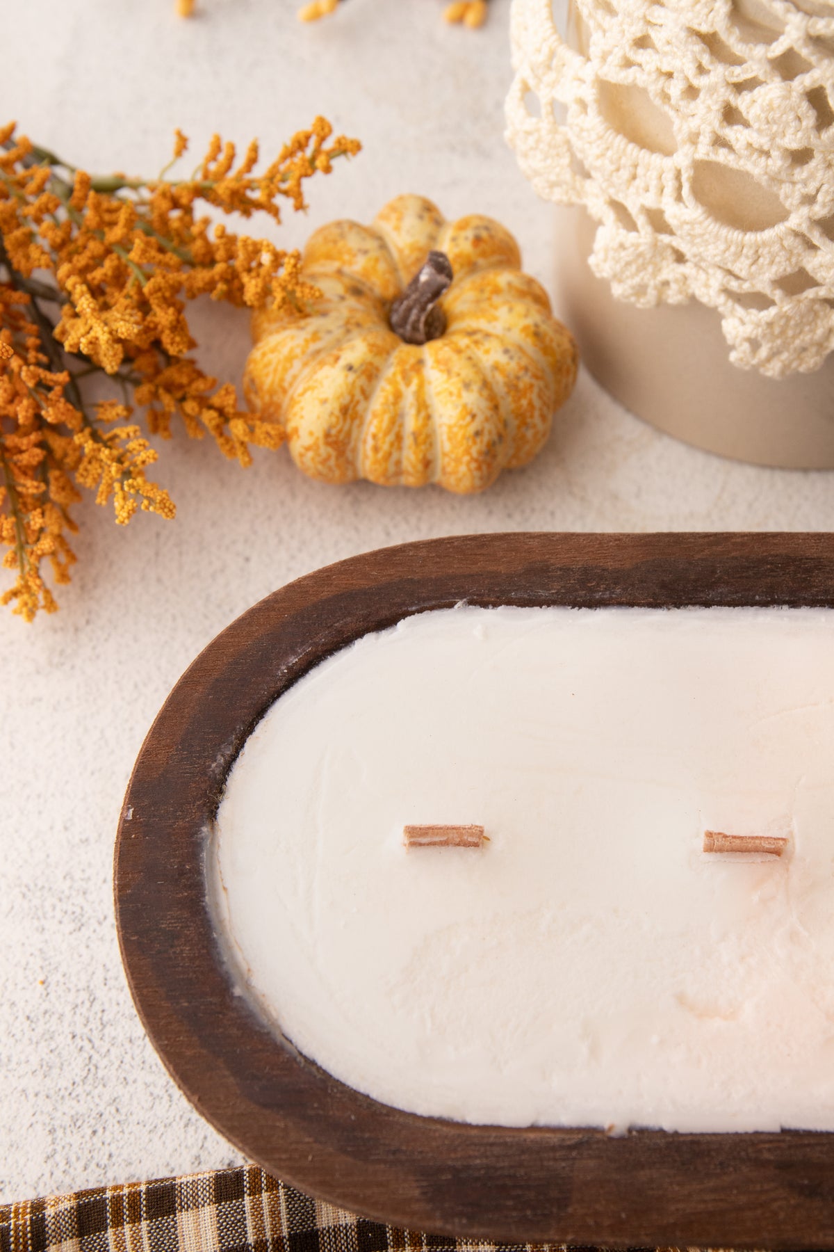 Pumpkin Spice Dough Bowl Candle
