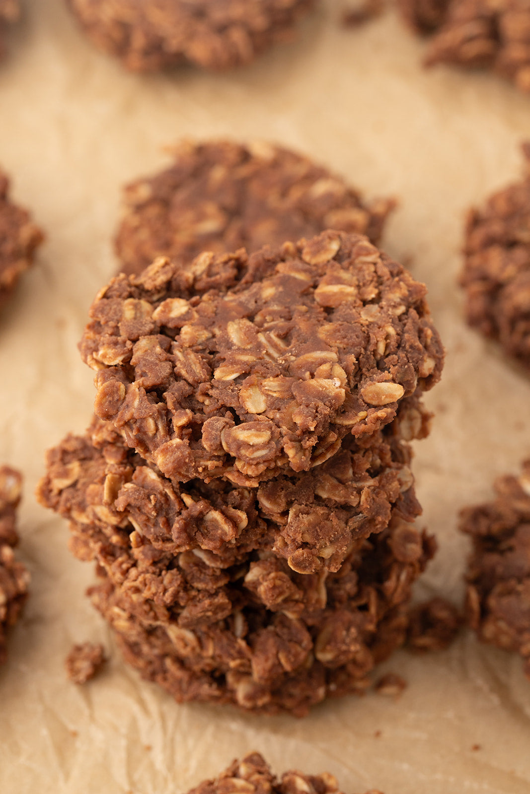 No Bake Chocolate Peanut Butter Cookies - Exclusive