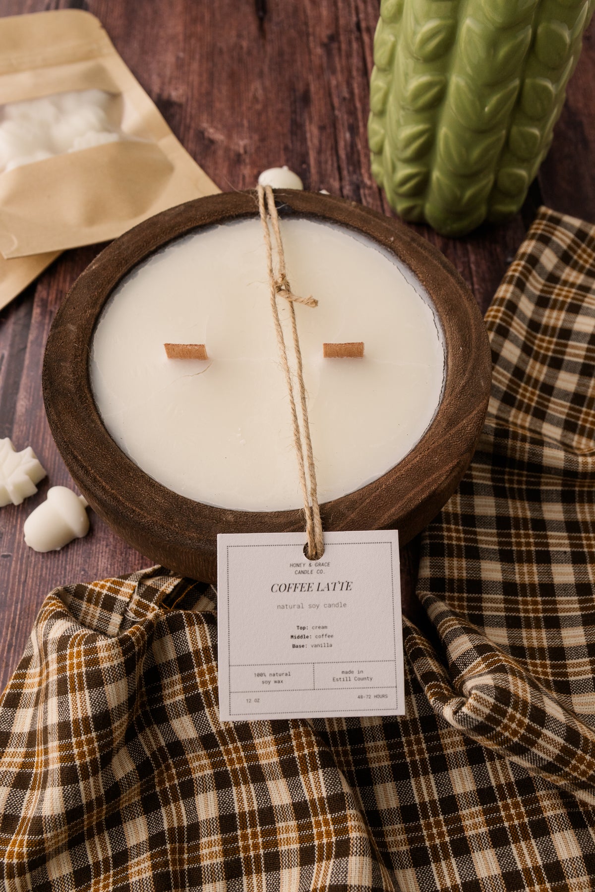 Coffee Latte Round Dough Bowl