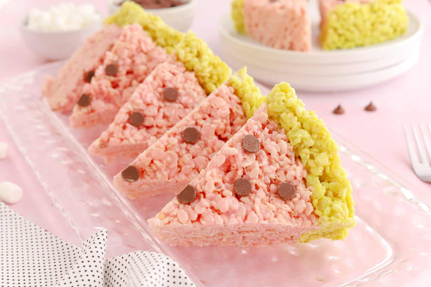 Watermelon Rice Krispie Treats - Exclusive
